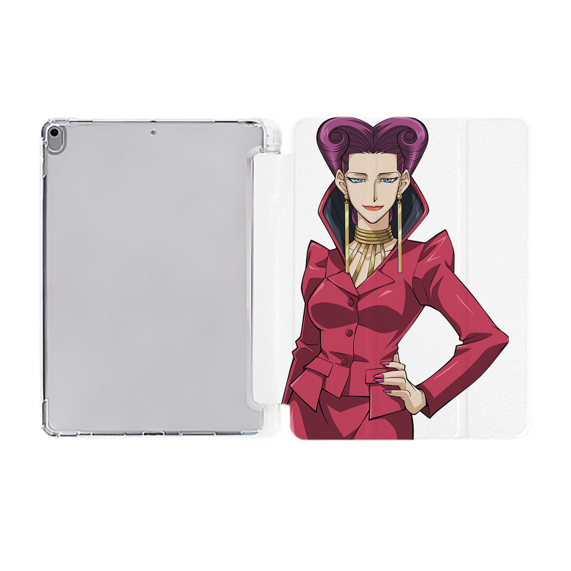 （画像用） 遊☆戯☆王 Yu-Gi-Oh! IPad ケース ペン収納付き 三つ折りスタンド PUレザー×シリコン 対応機種9.5/10.5/10.9インチ
